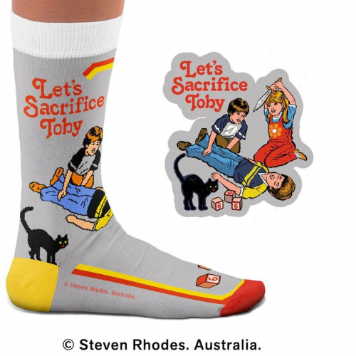 Socken Steven Rhodes "Let's Sacrifice Toby"